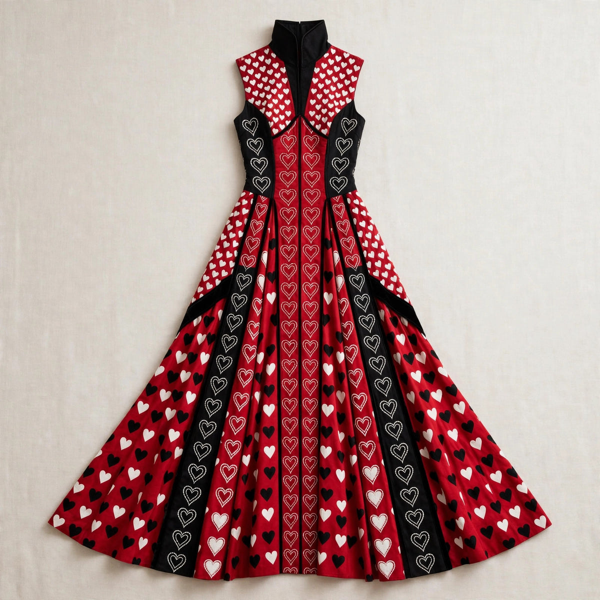 Flat lay of the dress